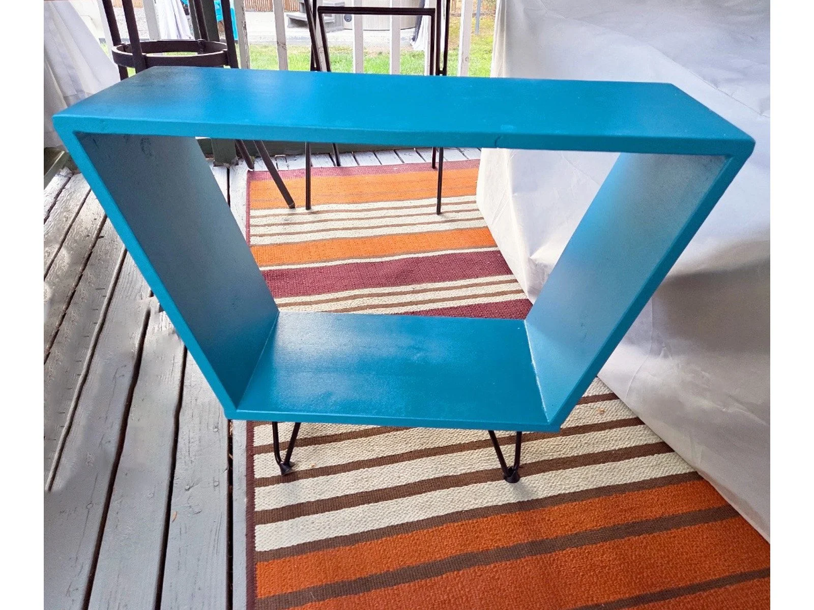 DIY Atomic Style Table – Mid-Century Modern Build with Hairpin